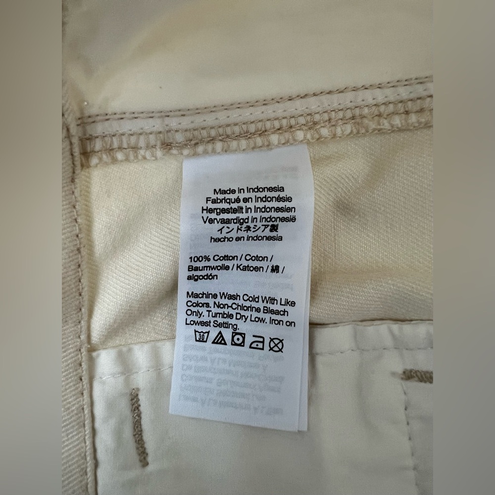 Madewell Women’s Relaxed Chino Pants - Color: Antique Cream - Size: 4 - Picture 8 of 16